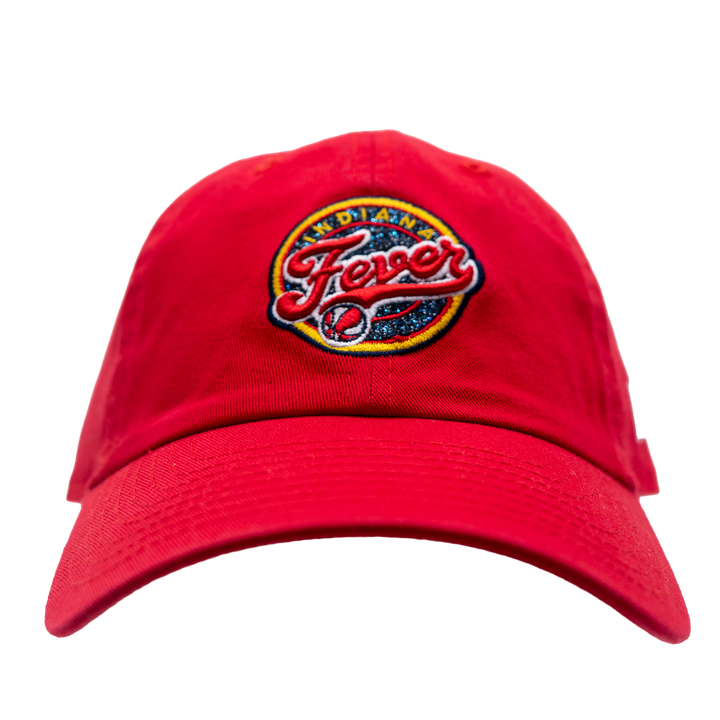 Women's Indiana Fever Primary Logo Glitter 9TWENTY Hat in Red by New Era