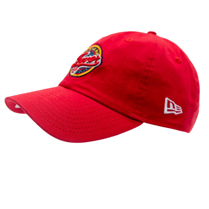 Women's Indiana Fever Primary Logo Glitter 9TWENTY Hat in Red by New Era