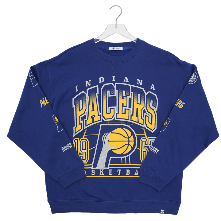 Women's Indiana Pacers 25-26' CITY EDITION Oversized Crewneck Sweatshirt in Royal by '47