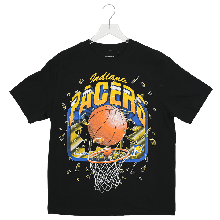 Adult Indiana Pacers 25-26' CITY EDITION Backboard T-shirt in Black by Authmade
