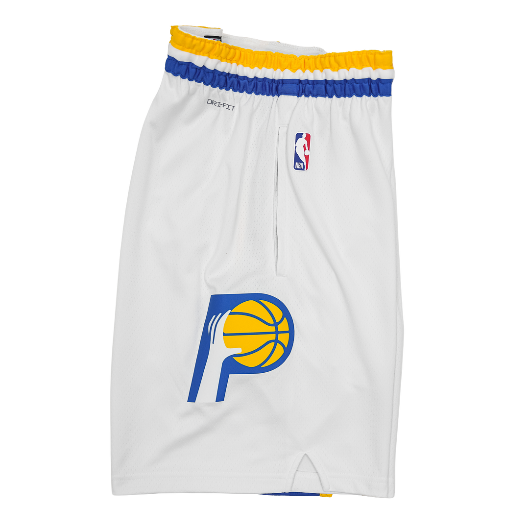 Adult Indiana Pacers 25-26 CITY EDITION Swingman Shorts in White by Nike