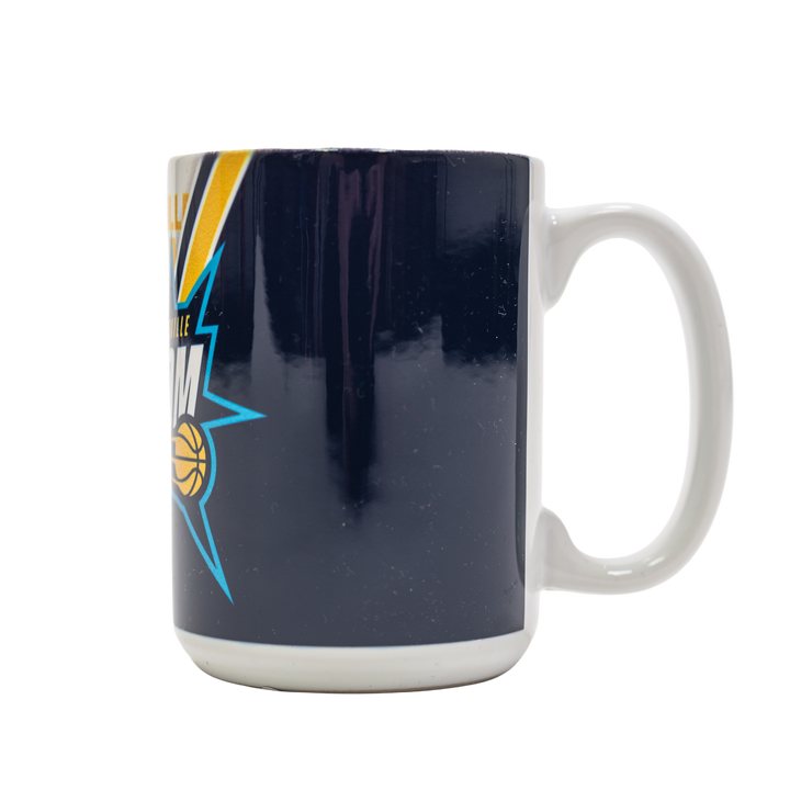 Noblesville Boom 15oz Ceramic Mug in Navy by Rico Industries