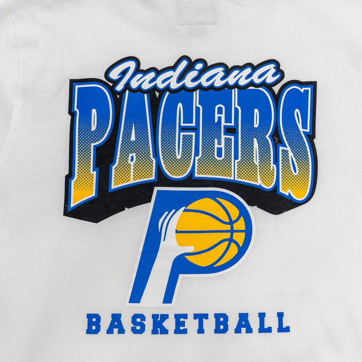 Adult Indiana Pacers 25-26' CITY EDITION Jab Step Headline Hooded Sweatshirt in White by '47
