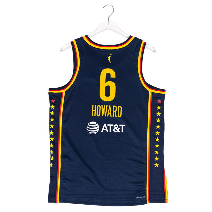 Adult Indiana Fever #6 Natasha Howard Explorer Swingman Jersey in Navy by Nike