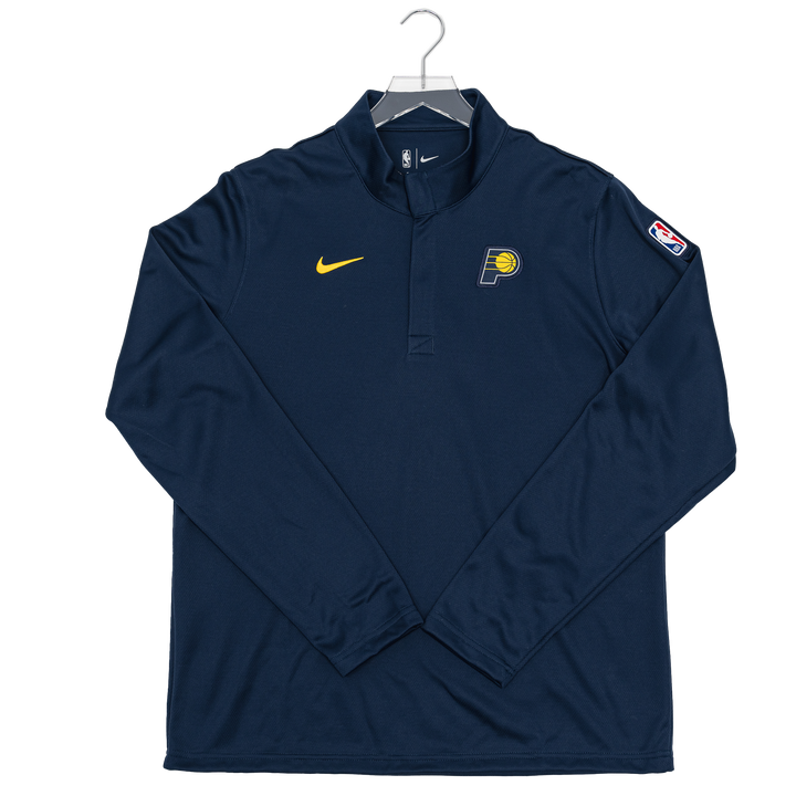 Adult Indiana Pacers 1/4 Zip Intensity Pullover in Navy by Nike