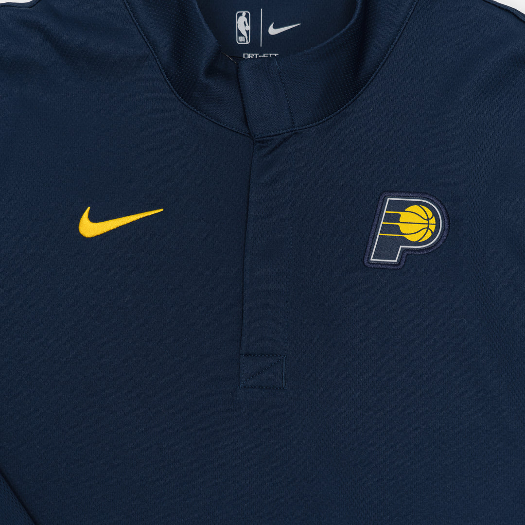 Adult Indiana Pacers 1/4 Zip Intensity Pullover in Navy by Nike