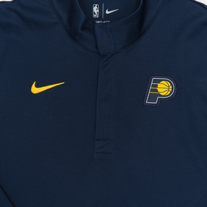 Adult Indiana Pacers 1/4 Zip Intensity Pullover in Navy by Nike