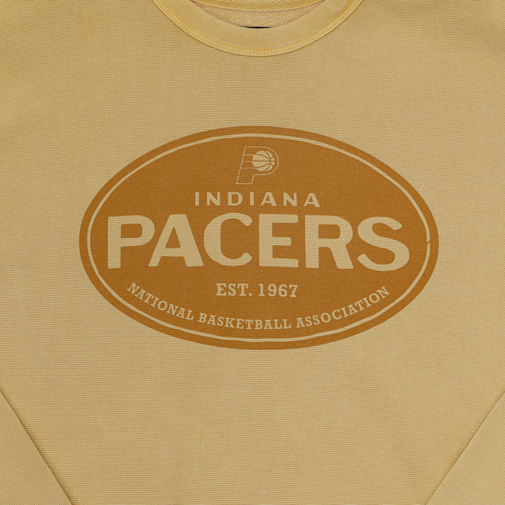 Adult Indiana Pacers Breaking Trail Crewneck Sweatshirt in Gold by '47
