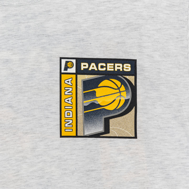 Adult Indiana Pacers Chrome Plate Franklin T-shirt in Grey by '47