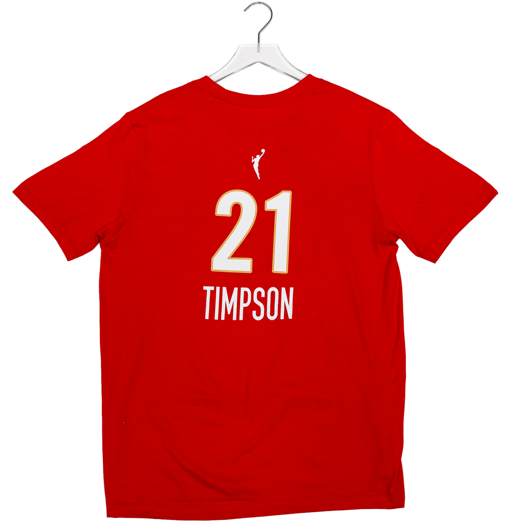 Adult Indiana Fever #21 Makayla Timpson Rebel Name and Number T
