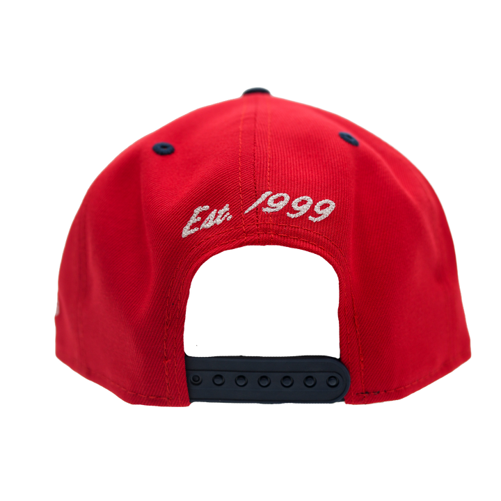 Adult Indiana Fever Arched 9Fifty Hat in Red by New Era