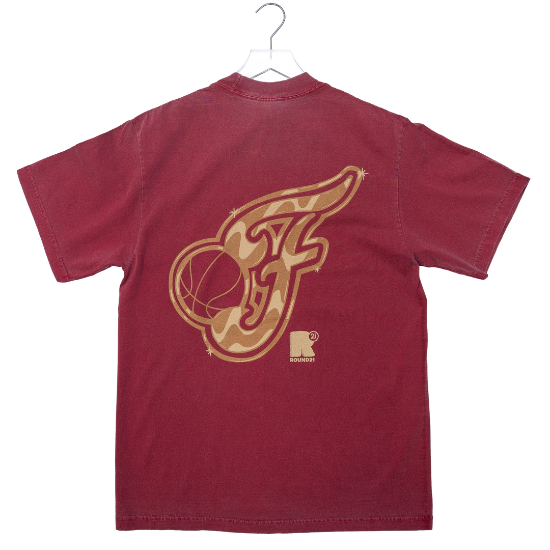 Adult Indiana Fever INDY Vintage Fade T-shirt in Red by Round21