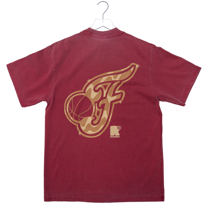 Adult Indiana Fever INDY Vintage Fade T-shirt in Red by Round21