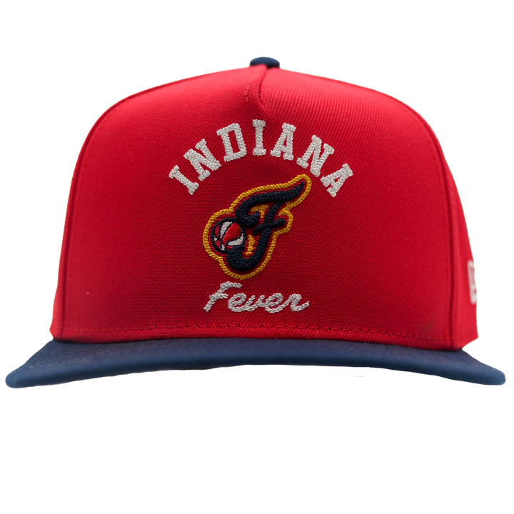 Red cap with 'Indiana Fever' logo on a white background