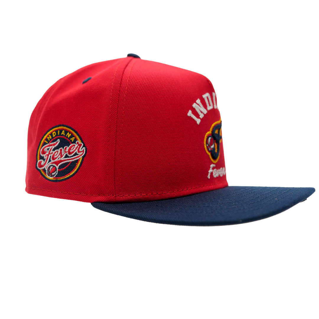 Adult Indiana Fever Arched 9Fifty Hat in Red by New Era