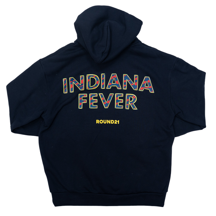 Adult Indiana Fever Feelin Fever Hooded Sweatshirt in Navy by Round21