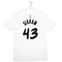 Adult Indiana Pacers #0 Tyrese Haliburton 24-25' CITY EDITION Name and Number T-shirt in White by Nike