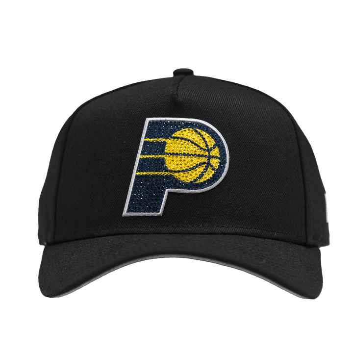 Adult Indiana Pacers Official 2026 NBA Draft 9Forty AF Hat in Black by New Era
