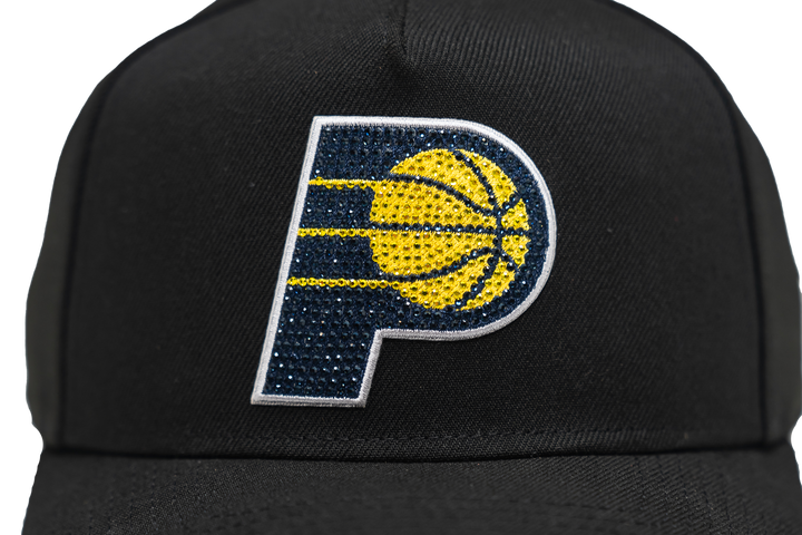 Adult Indiana Pacers Official 2026 NBA Draft 9Forty AF Hat in Black by New Era