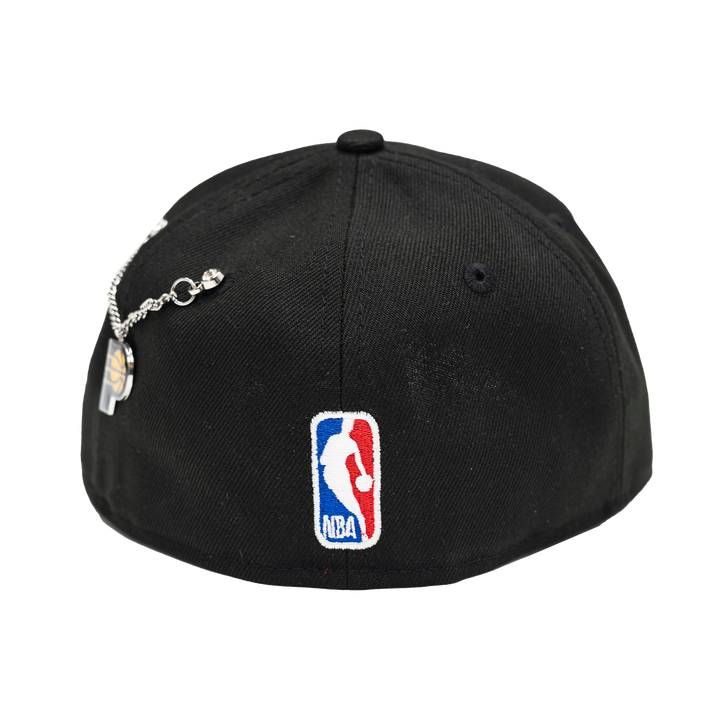 Adult Indiana Pacers Official 2026 NBA Draft 59Forty AF Hat in Black by New Era