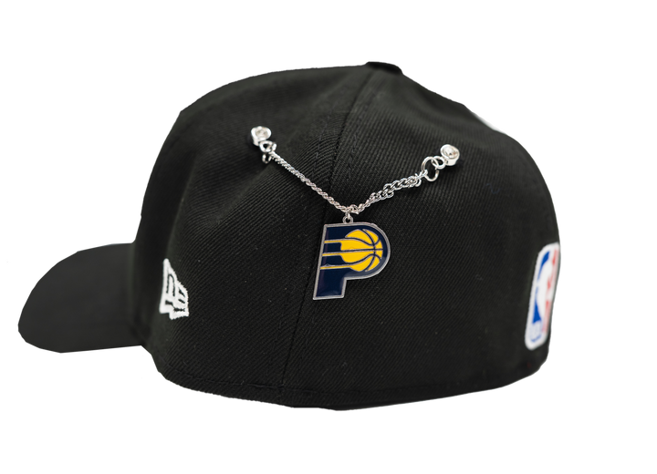 Adult Indiana Pacers Official 2026 NBA Draft 59Forty AF Hat in Black by New Era