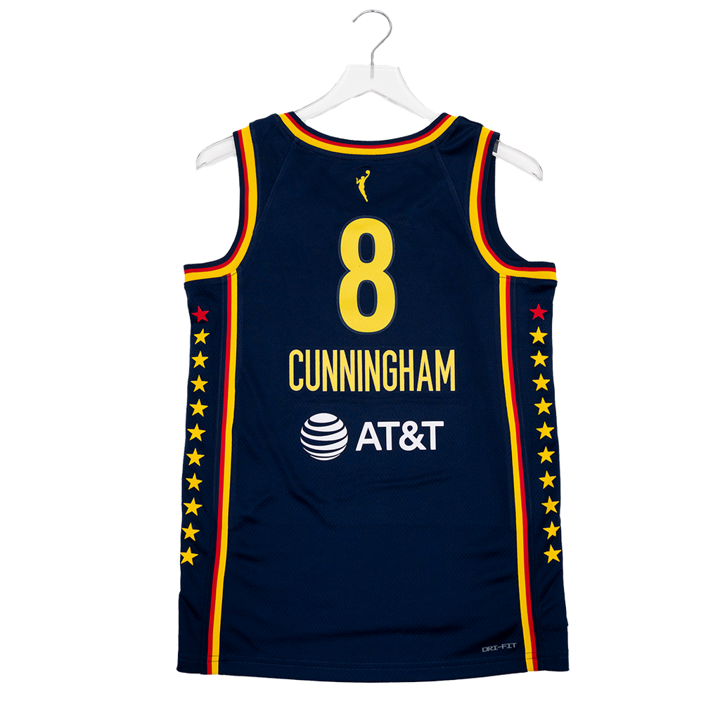 Adult Indiana Fever #8 Sophie Cunningham Explorer Swingman Jersey