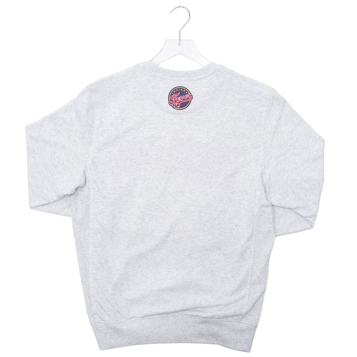 Adult Indiana Fever Face Off Crewneck Sweatshirt in Grey by G-III