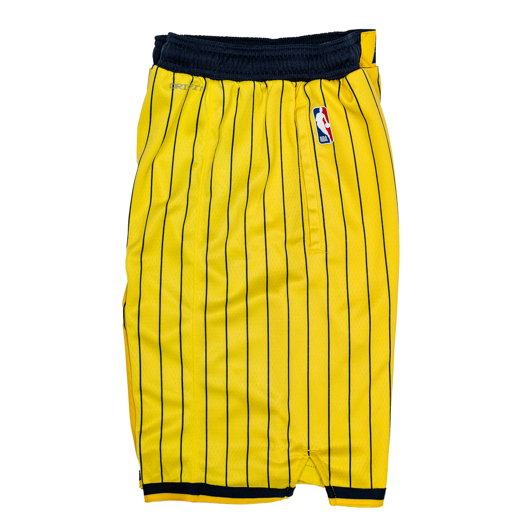 Youth Indiana Pacers 26-27' Statement Swingman Shorts in Gold by Jordan