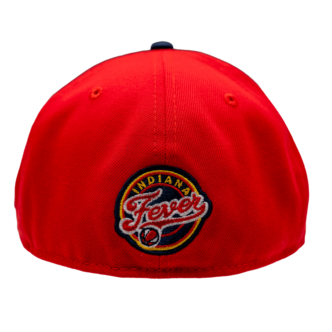 Adult Indiana Fever 2 Tone Stitch 59FIFTY Hat in Red by New Era