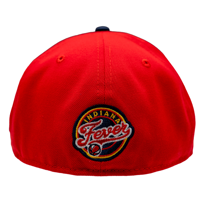 Adult Indiana Fever 2 Tone Stitch 59FIFTY Hat in Red by New Era