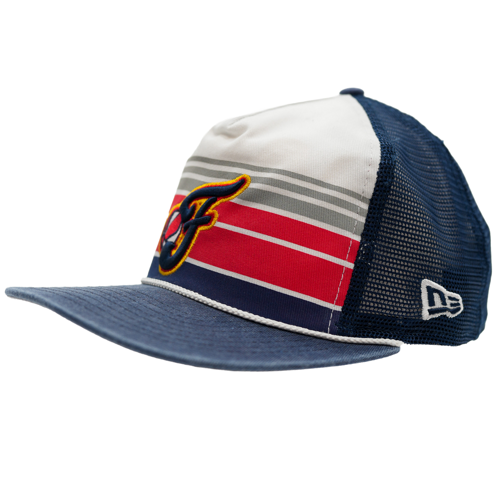 Baseball cap with a logo on a white background