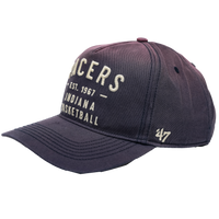 Adult Indiana Pacers Dusted Laramine Hitch RF Hat in Navy by '47