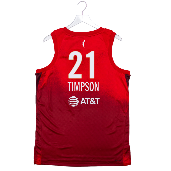 Adult Indiana Fever #21 Makayla Timpson 2026 Rebel Swingman Jersey in Red by Nike