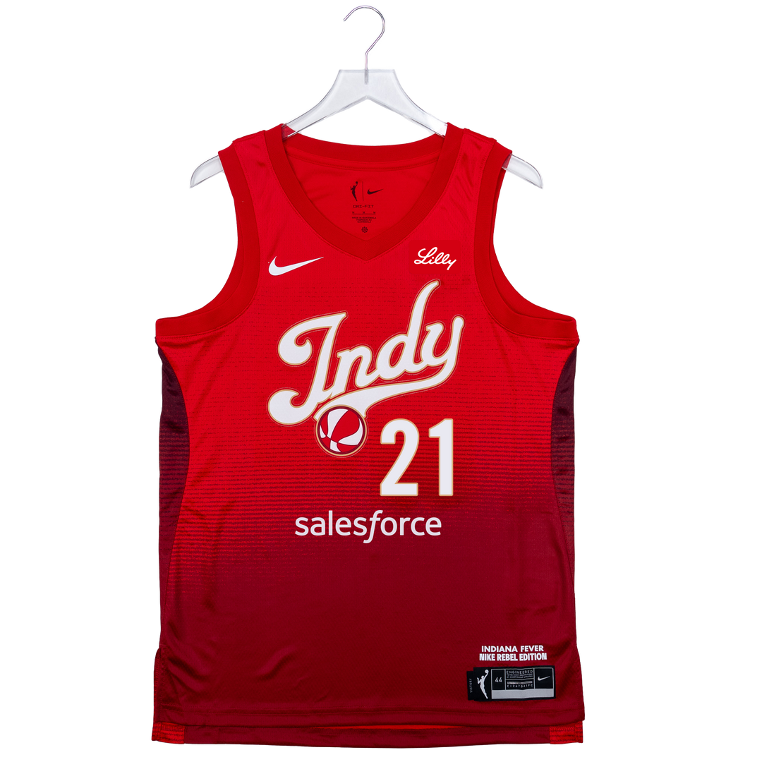 Adult Indiana Fever #21 Makayla Timpson 2026 Rebel Swingman Jersey in Red by Nike