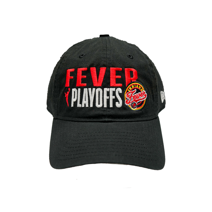 Adult Indiana Fever 2025 Playoffs 9TWENTY Hat in Black by New Era