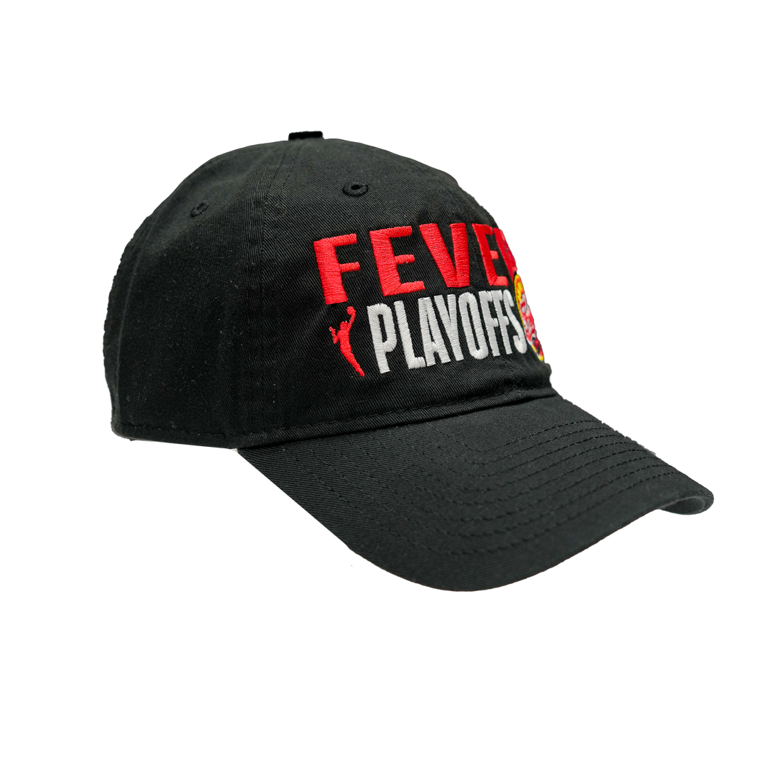 Adult Indiana Fever 2025 Playoffs 9TWENTY Hat in Black by New Era
