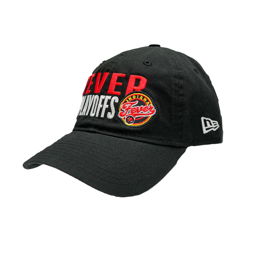 Adult Indiana Fever 2025 Playoffs 9TWENTY Hat in Black by New Era