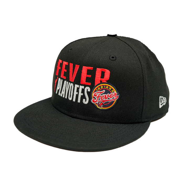Adult Indiana Fever 2025 WNBA Playoffs 9FIFTY Hat in Black by New Era