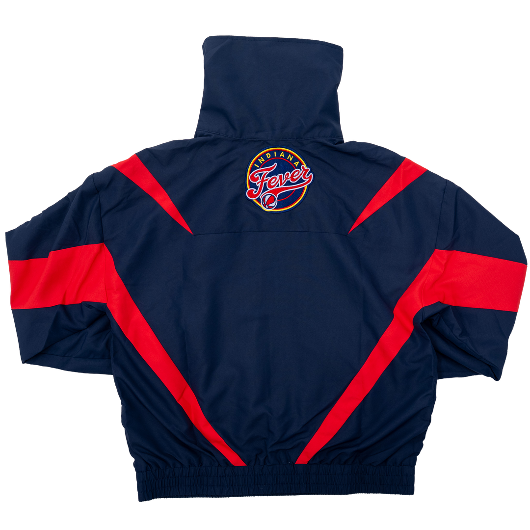 Women's Indiana Fever 1/4 Zip Rip Stop Chevron Jacket in Navy by Terez
