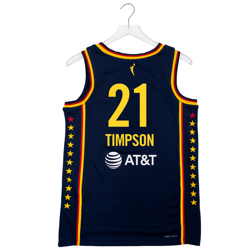 Adult Indiana Fever #21 Makayla Timpson Explorer Swingman Jersey