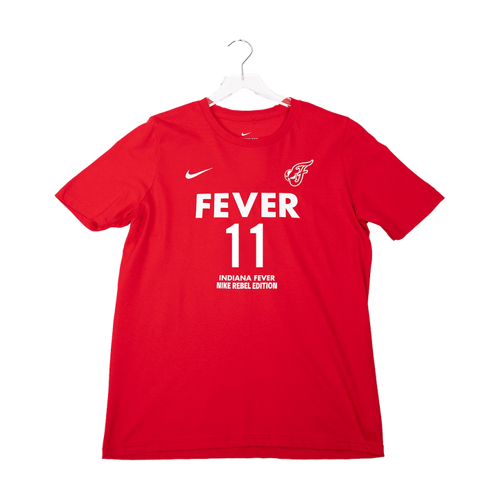 Adult Indiana Fever #11 Brianna Turner Rebel Name and Number T-Shirt in Red by Nike