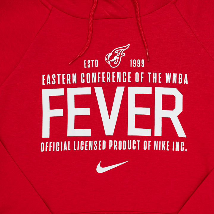 Women's Indiana Fever Est. Date Club Hooded Sweatshirt in Red by Nike