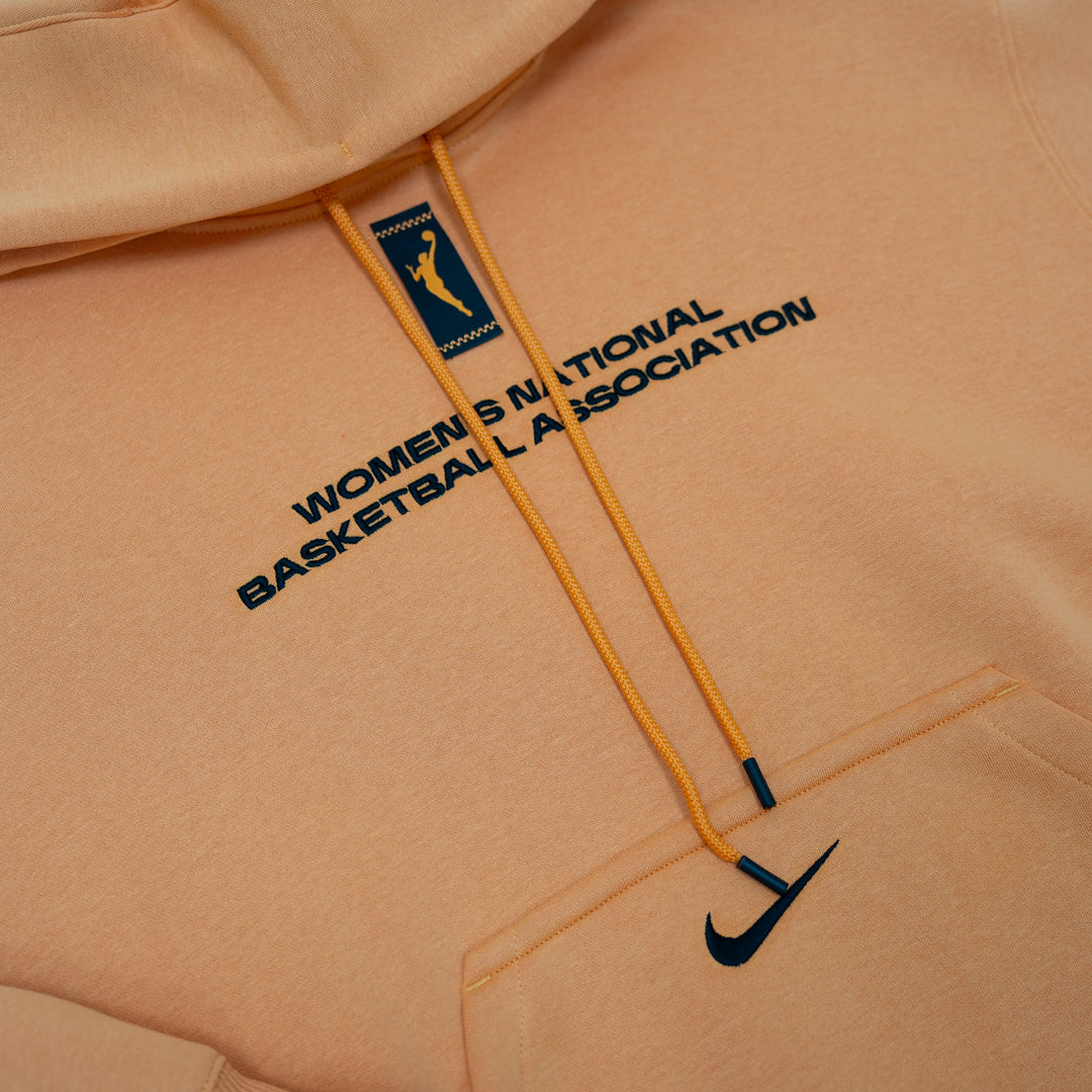Adult Indiana Fever WNBA Standard Issue Hooded Sweatshirt in Tan by Nike