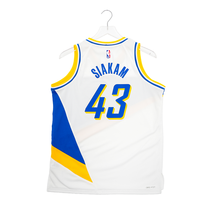 Youth Indiana Pacers 25-26 CITY EDITION 43 Pascal Siakam Swingman Jersey in White by Nike