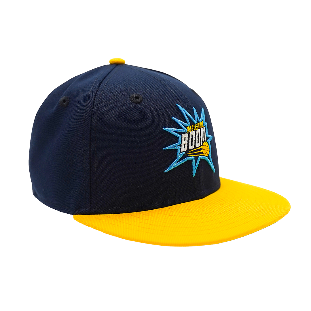 Youth Noblesville Boom Two-Tone 9Fifty Hat in Navy by New Era