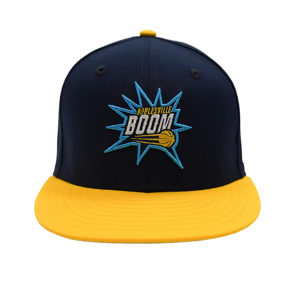 Youth Noblesville Boom Two-Tone 9Fifty Hat in Navy by New Era