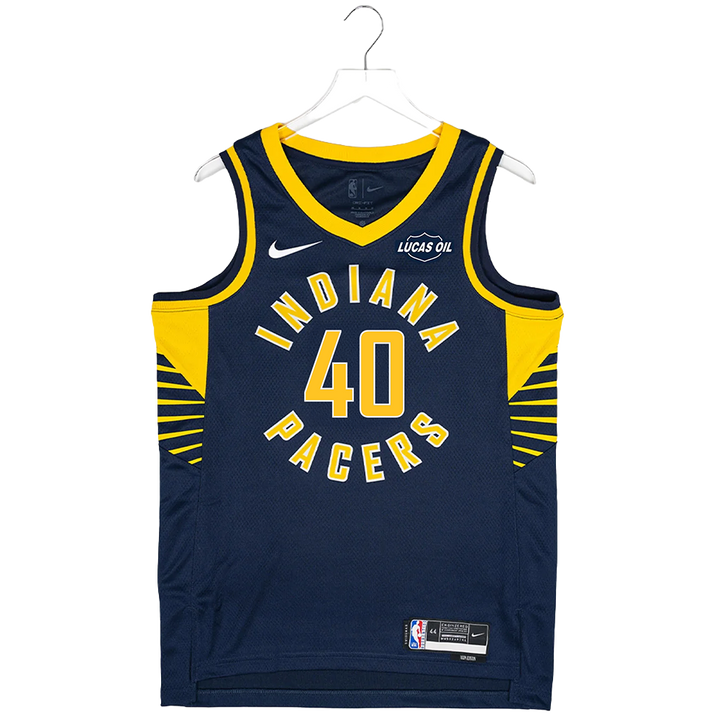Adult Indiana Pacers #40 Ivica Zubac Icon Swingman Jersey in Navy by Nike