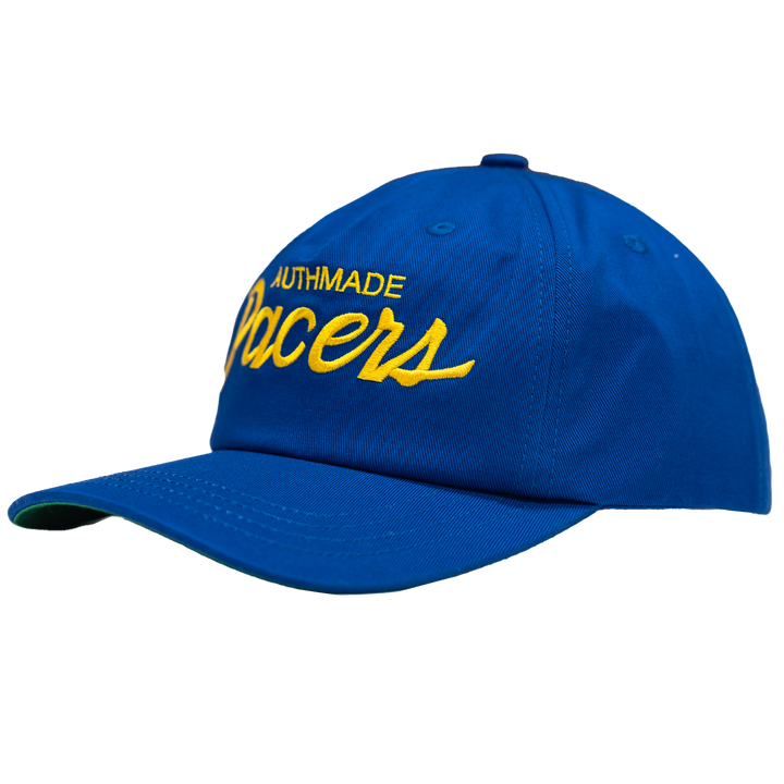 Adult Indiana Pacers Hardwood Classics Vintage Snapback Hat in Royal by Authmade