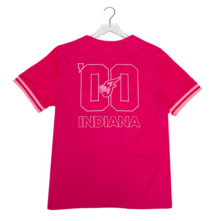 Adult Indiana Fever Pink For Purpose Baseball Jersey in Pink by Fever Team Store