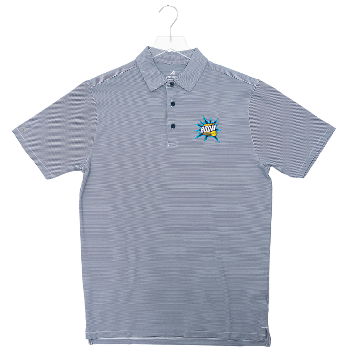 Adult Noblesville Boom Twine Polo Shirt in Navy by Antigua